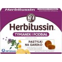 Herbitussin Tymianek i Podbiał 12 pastylek do ssania
