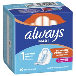Always Maxi Normal podpaski ze skrzydełkami 10szt