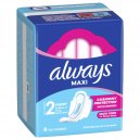 Always Maxi Super podpaski ze skrzydełkami 9szt