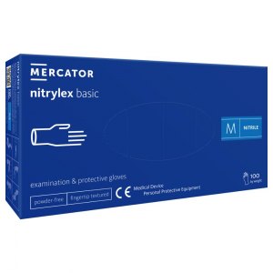 Mercator nitrylex basic rękawice rozmiar M 100szt