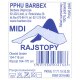 Barbex Rajstopy damskie czarne MIDI