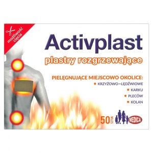 Activplast plastry rozgrzewające 50szt