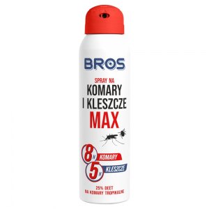 BROS Spray na komary i kleszcze MAX 90ml