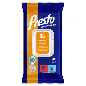 Presto ściereczki nawilżane do kuchni 55szt