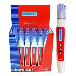 Schemat Korektor z metalową końc&oacute;wką 7ml