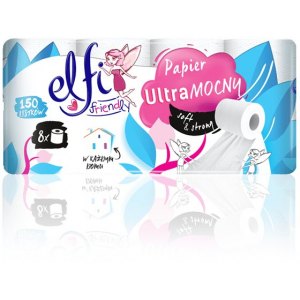 Elfi Ultra Mocny papier toaletowy 8 rolek