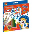 Bambino Kredki oł&oacute;wkowe 24 kolor&oacute;w