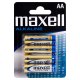 Maxell Baterie alkaliczne LR06 AA 1.5V 4szt