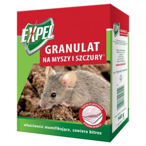 EXPEL Granulat na myszy i szczury 140g