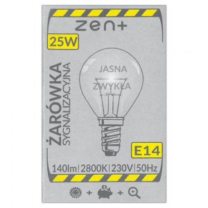 ZEN+ Żar&oacute;wka sygnalizacyjna 25W E14