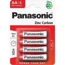 Panasonic Baterie R6 AA 1.5V 4szt