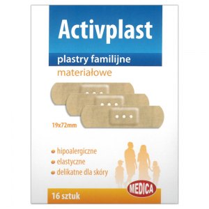 Activplast Plastry familijne Materiałowe 16szt