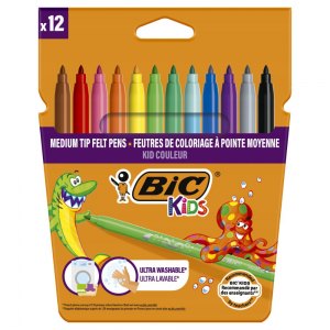 BIC flamastry Kid Couleur 12 kolor&oacute;w