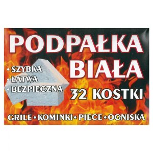 Podpałka biała 32 kostki