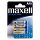 Maxell Baterie alkaliczne LR03 AAA 1.5V 4szt