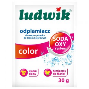Ludwik odplamiacz do tkanin kolorowych w proszku Color 30g