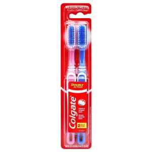 Colgate Szczoteczka do zębów Double Action Medium 2szt