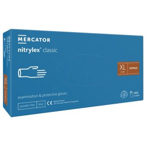 Mercator Nitrylex Classic Blue rękawice XL 100szt