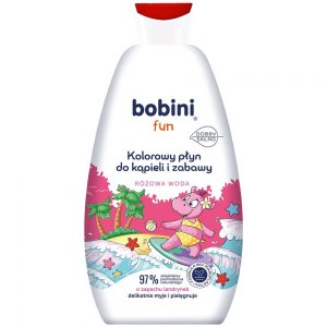 Bobini Kolorowy płyn do kąpieli i zabawy Landrynki 500ml
