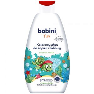 Bobini Kolorowy płyn do kąpieli i zabawy Żelki 500ml