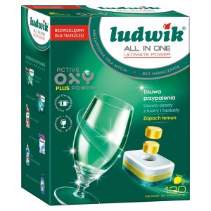 Ludwik Tabletki do zmywarek All in One Lemon 120szt