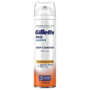 Gillette Pro Sensitive pianka do golenia Deep Comfort 250ml