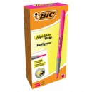 BIC zakreślacz Highlighter Grip Surligneur r&oacute;żowy 12 szt.