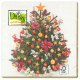 Daisy serwetki Traditional Gold and Red Christmas Tree 20szt