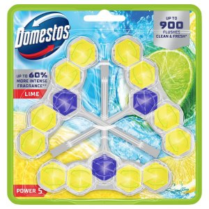 Domestos kostka toaletowa Power 5 Lime 3 x 50g