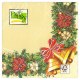Daisy serwetki Xmas Wreath with Bells Cream 20szt