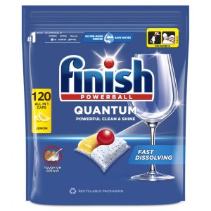 Finish kapsułki do zmywarki Quantum Lemon 120szt