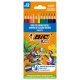 BIC kredki ołówkowe Smooth 12 kolorów