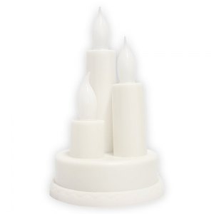 Wkład do zniczy świeca LED 2005 biała - barwa zimna