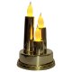 Wkład do zniczy świeca LED 2005 złota - barwa ciepła