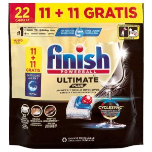 Finish kapsułki do zmywarki Ultimate Plus Fresh 22szt