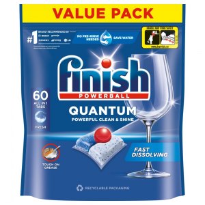 Finish kapsułki do zmywarki Quantum Fresh 60szt