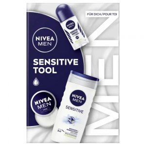 Nivea MEN zestaw kosmetyk&oacute;w Sensitive Tool 3 elementowy