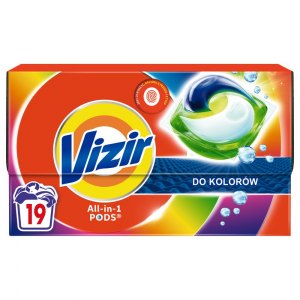 Vizir kapsułki do prania All in 1 Pods do kolor&oacute;w 19szt