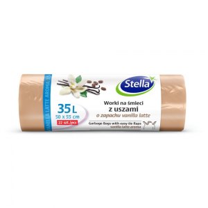 Stella worki na śmieci z uszami Vanilla Latte 35L 22szt
