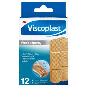 Viscoplast plastry wodoodporne 12szt