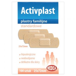 Activplast Plastry familijne Standardowe 100szt