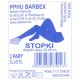Barbex stopki elastil beżowe 2 pary