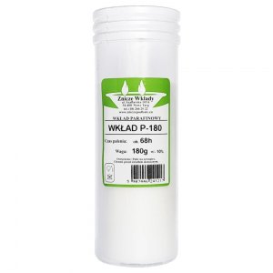 Wkład parafinowy do zniczy P-180 15szt