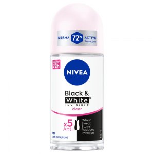 Nivea antyperspirant w kulce B&W Invisible Clear 50ml