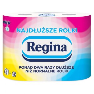 Regina Najdłuższe Rolki papier toaletowy 4 rolki