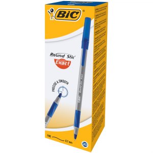 BIC Długopis Round Stic Exact niebieski 20 szt