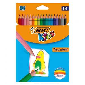 BIC Kredki Ołówkowe Tropicolors 18szt